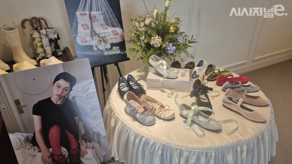 락피쉬웨더웨어 제품들. / 사진=한다원 기자