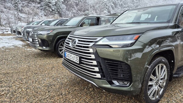 렉서스의 대형 하이브리드 SUV LX 700h. / 사진=최동훈 기자