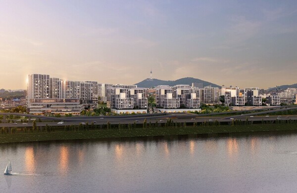 서울 용산구 한남5구역 재개발 투시도