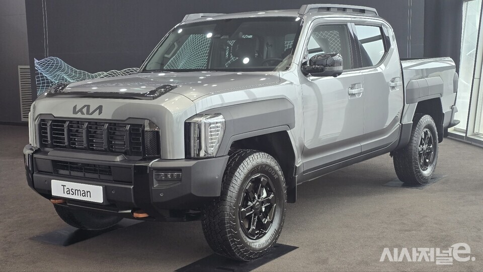기아 첫 픽업트럭 타스만. / 사진=박성수 기자