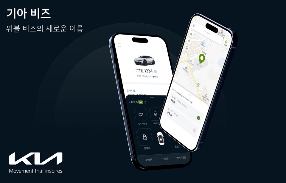 기아의 공유 모빌리티 서비스 '기아 비즈. / 사진=기아