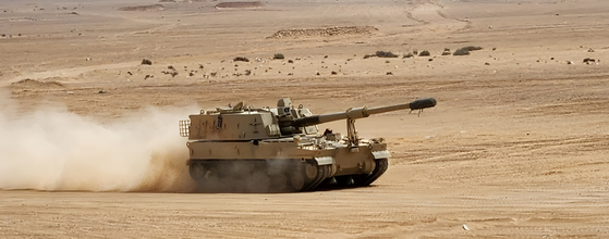 한화에어로스페이스의 K9 자주포. / 사진=한화