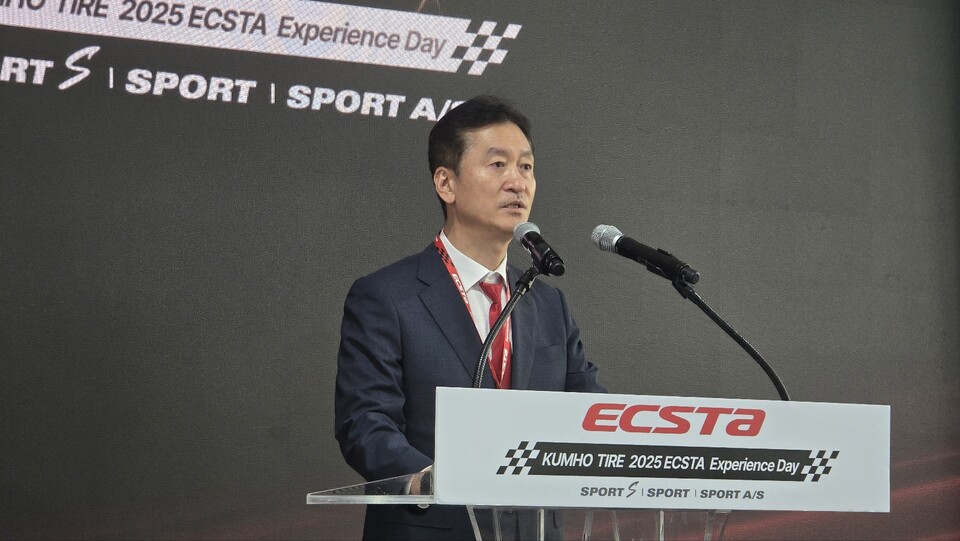 정일택 금호타이어 대표. / 사진=박성수 기자