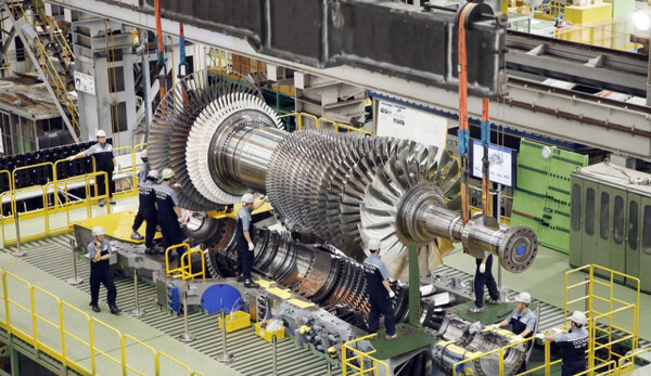 두산에너빌리티 발전용 가스 터빈. / 사진=두산에너빌리티