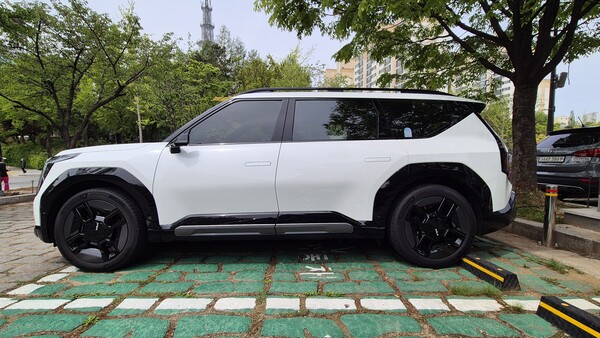 EV9 GT라인의 측면부. / 사진=최동훈 기자