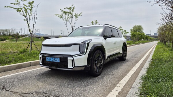 기아 대형 전기 SUV EV9 GT라인. / 사진=최동훈 기자