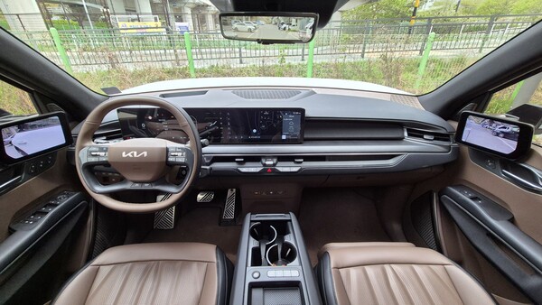 EV9 GT라인의 1열 전경. / 사진=최동훈 기자