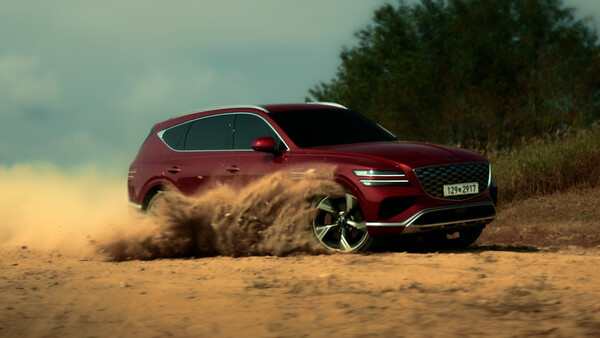 제네시스가 7일 신차 상품성을 과시하기 위해 공개한 브랜드 기술 홍보 영상 테크놀로지 바이 제네시스의 한 장면. / 사진=제네시스