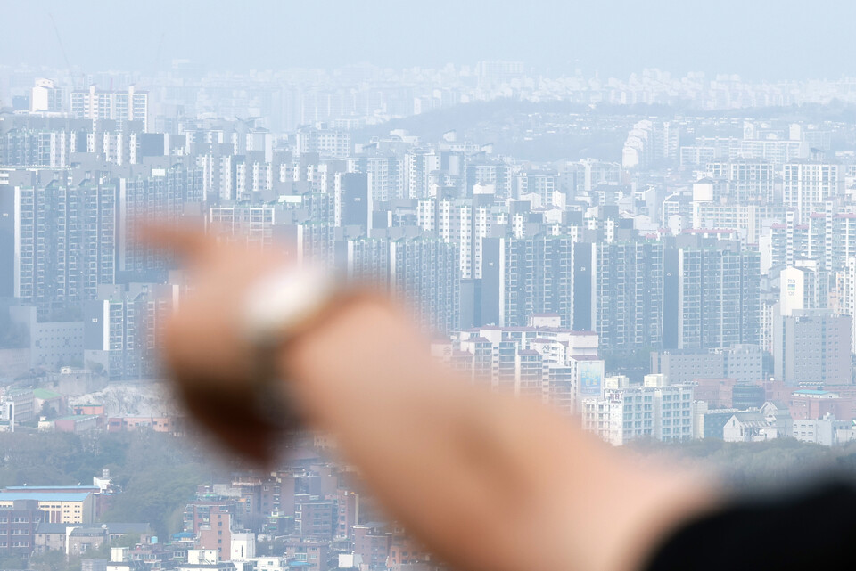 남산에서 바라본 서울 시내 아파트 단지. / 사진=연합뉴스