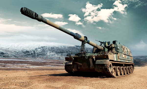 한화에어로스페이스의 K9 자주포. / 사진=한화