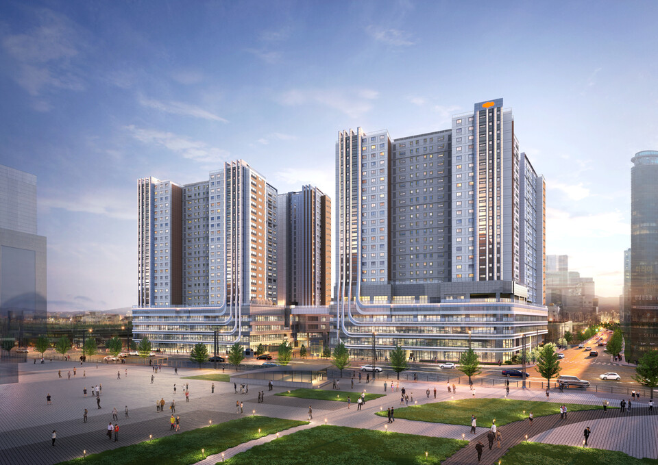 e편한세상 동대구역 센텀스퀘어 투시도. / 사진=DL이앤씨