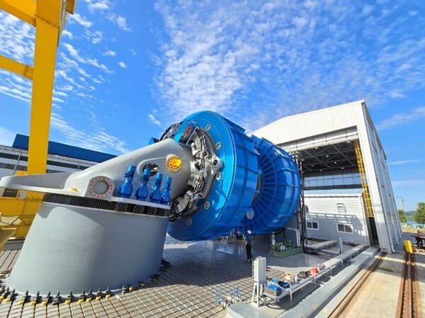 유니슨의 10MW 터빈 시제품. / 사진=유니슨