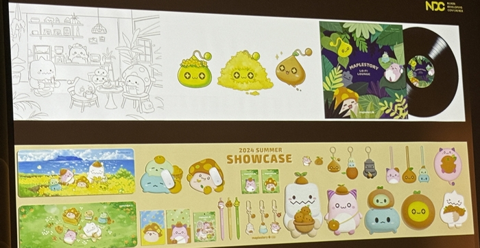 메이플스토리 카페에서 제주 지역 특색 반영한 굿즈를 판매한다. / 이미지=넥슨스페이스