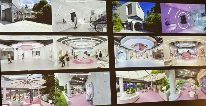 실제 메이플스토리 카페 경관(우측). / 이미지=넥슨스페이스