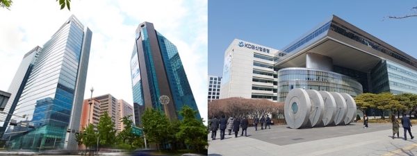 (왼쪽부터) 서울 을지로 기업은행 본점, 서울 여의도 산업은행 본점. / 사진=각 사