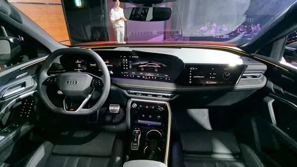 더 뉴 아우디 Q5의 1열 전경. / 사진=최동훈 기자