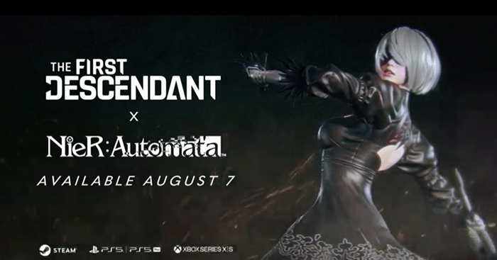 일본 게임 '니어 오토마타'의 캐릭터가 8월 7일 퍼스트 디센던트에 합류한다. / 이미지=디센던트 페스트 2025 화면