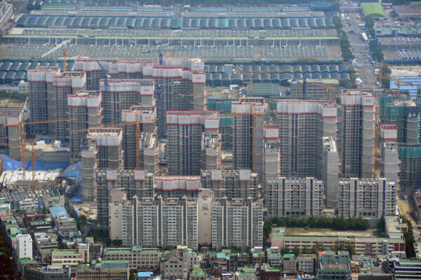 서울의 신축 아파트 공사 현장. / 사진=연합뉴스