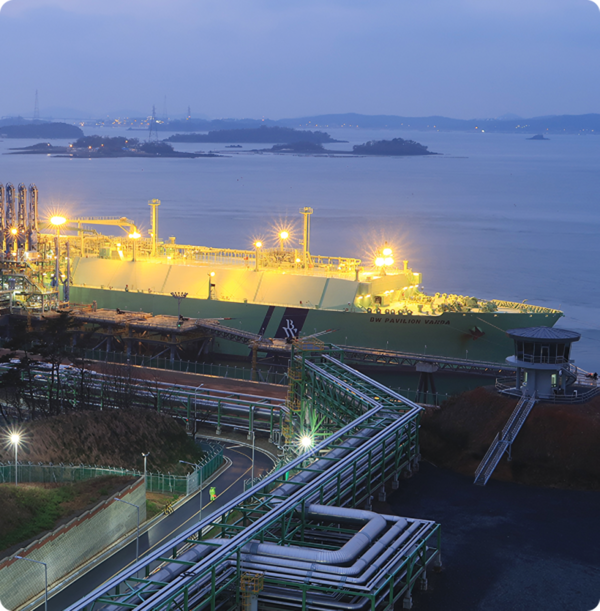 SK이노베이션 보령 LNG터미널. / 사진=SK이노베이션 E&S