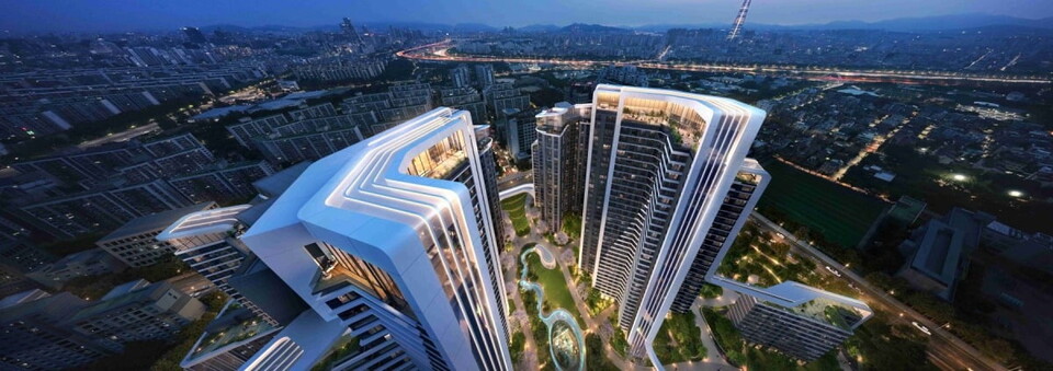 삼성물산이 개포우성7차 조합에 제안한 설계 조감도. / 사진=삼성물산