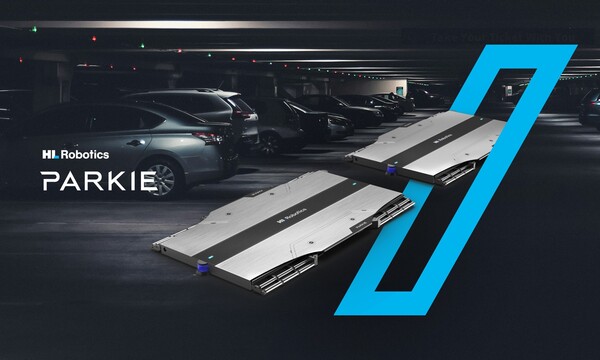 HL로보틱스 자율주행 주차 로봇 솔루션 파키(Parkie). / 사진=HL그룹