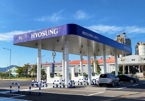 효성하이드로젠 광양초남 액화수소충전소. / 사진=효성중공업
