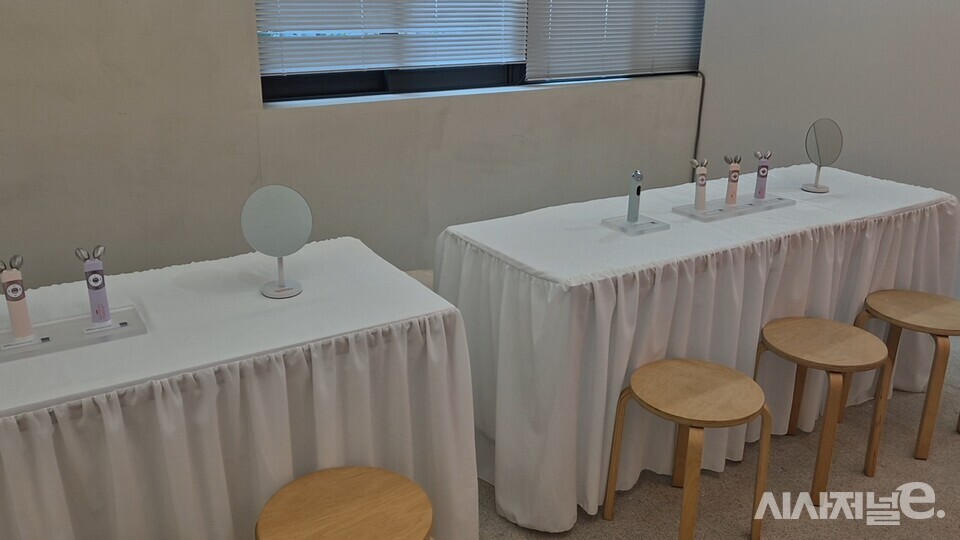 무신사 뷰티 페스타 요일별 뷰티 클래스. / 사진=한다원 기자