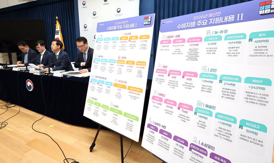 구윤철 부총리, 2026년 예산안 상세브리핑./ 사진=연합뉴스