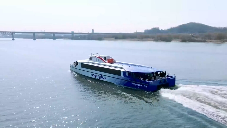 시범운행중인 한강버스. / 사진=서울시