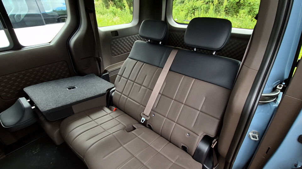 PV5 패신저 모델의 2열 탑승 공간. / 사진=최동훈 기자