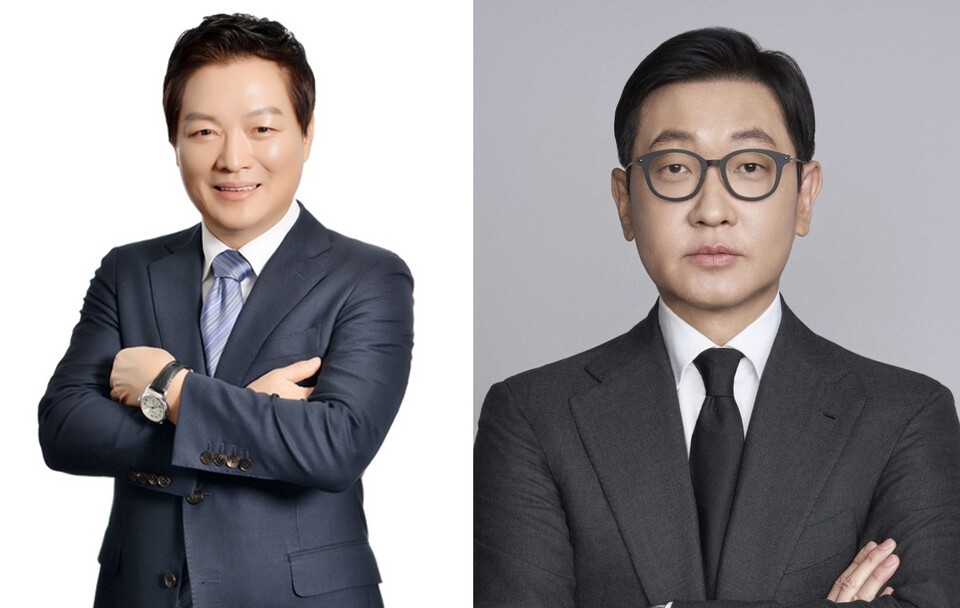 박주형 신세계백화점 대표(왼쪽)와 문성욱 시그나이트 대표(오른쪽)가 사장으로 승진했다. / 사진=신세계그룹