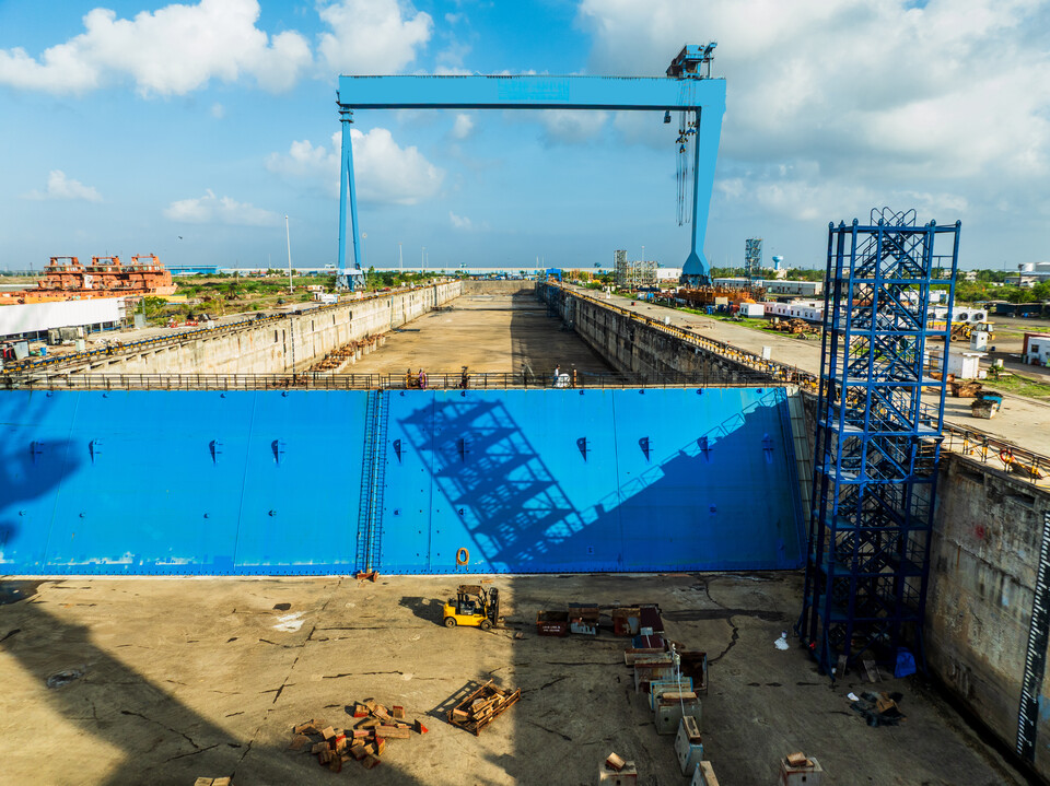 인도 스완조선소 전경. / 사진=스완조선소