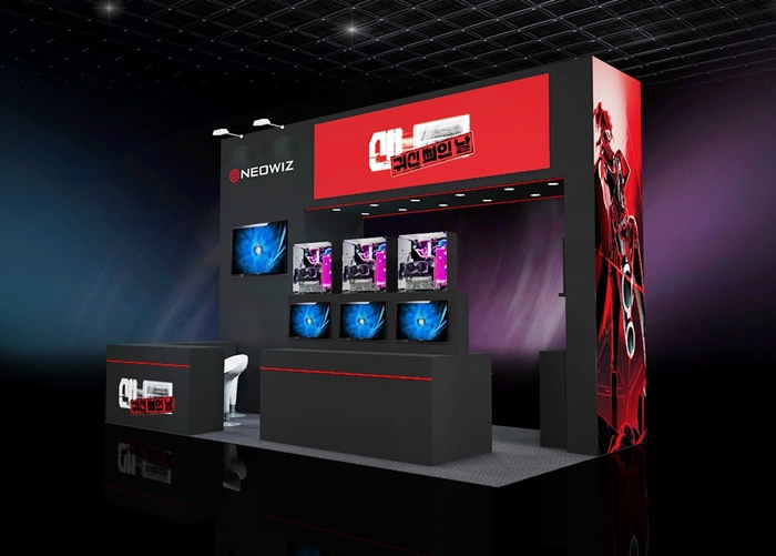 지스타2025 '산나비 외전:귀신에 씌인날' 체험 부스 조감도. / 이미지=네오위즈