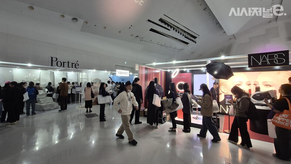 컬리뷰티페스타는 행사에 처음 참여하는 브랜드들로 구성됐다. / 사진=한다원 기자