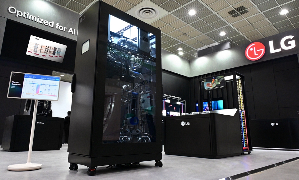 LG전자의 데이터센터용 냉각수 분배장치(CDU) / 사진=LG전자