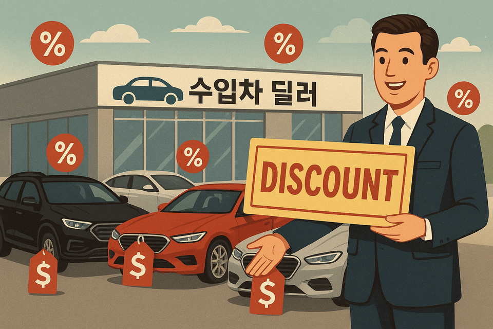 연말을 맞아 국내 수입차 업계가 할인을 확대하고 있다. / 사진=챗GPT