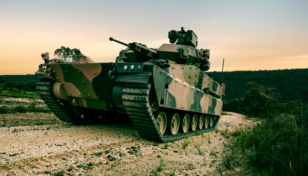 한화에어로스페이스의 레드백 장갑차 모습. / 사진=한화