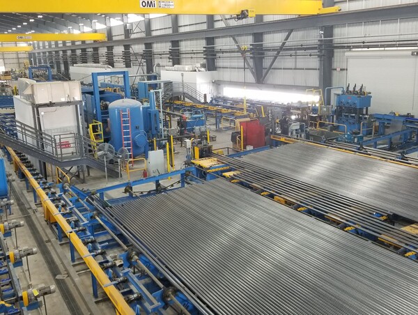 텍사스 휴스턴에 위치한 세아제강 미국법인(SeAH Steel USA) 공장 내부. / 사진=세아제강