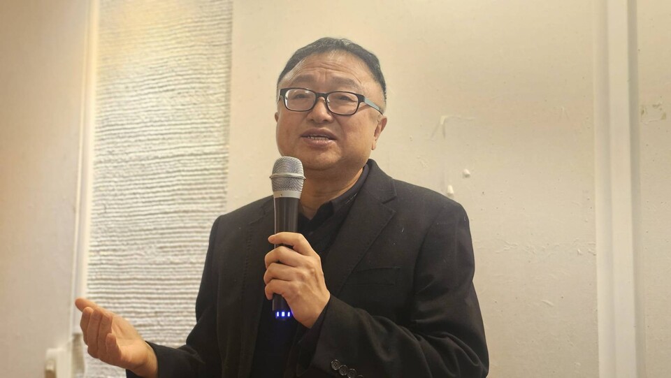 고명수 한국알뜰통신사업자협회(KMDA) 회장 겸 스마텔 대표. / 사진 = 김용수 기자