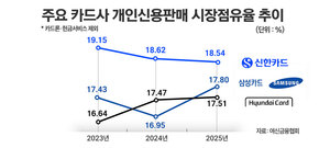 점유율도 삼성카드에 따라집힐까···신한카드, 경영 전략 '고심' - 뉴스 썸네일 이미지