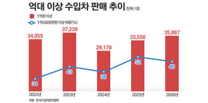 억대 미만은 레드오션···벤츠·BMW, '초고급'으로 승부수
